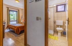 Bedroom and bathroom