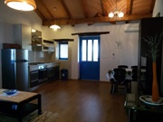 Living room and kitchen